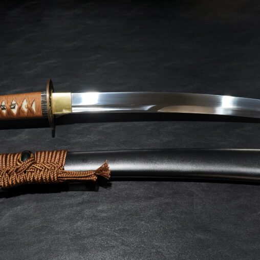 9260 Steel Wakizashi (Naginata Blade Shape)