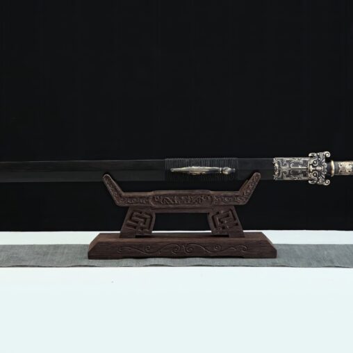Flying Dragon Han Jian Sword Chinese Pattern Steel Blade