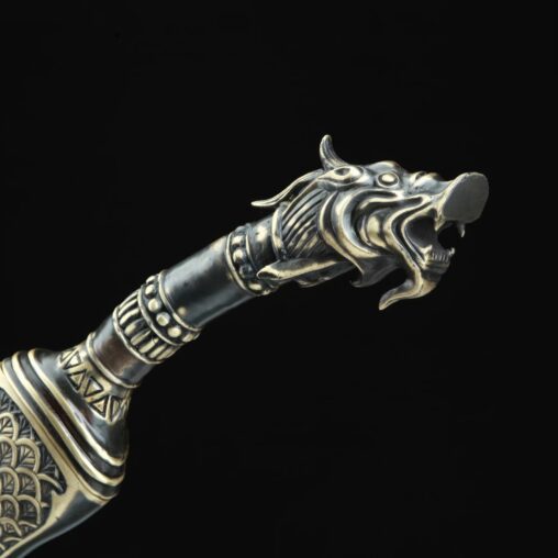 Hailong Dao Sword Dragon Design Pattern Steel