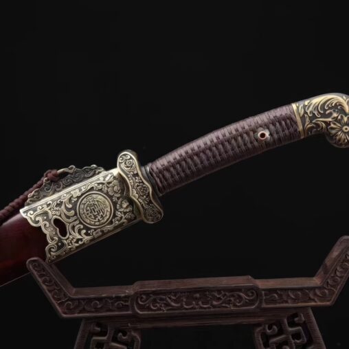 Hanyue Qing Dynasty Dao Pattern Steel Tempered