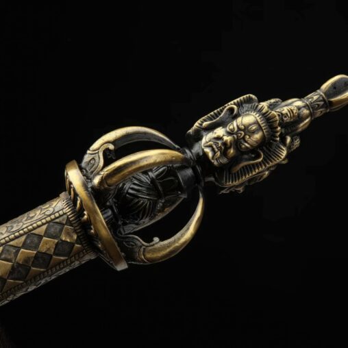 Sword Dragon Fumoren Jian Pattern Steel Ebony Blade