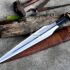 African Boa Zande Sword 5160 Spring Steel Battle-Ready