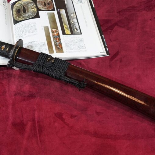 Folded Steel Wakizashi (Naginata Blade Shape)