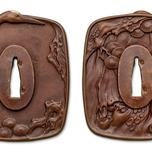 Pine Crane Wakizashi Symbolic