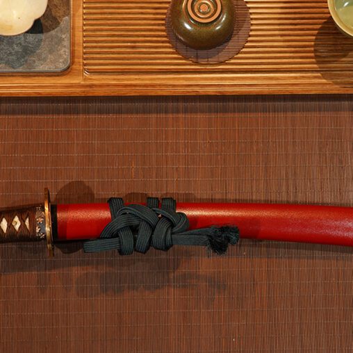 Wakizashi Cherry Blossoms Koshirae (Naginata Blade Shape)