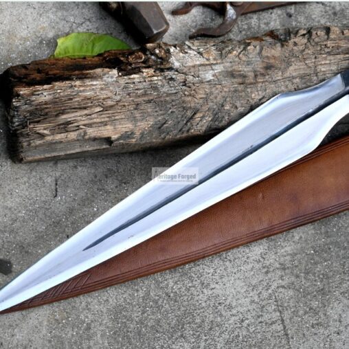 African Boa Zande Sword 5160 Spring Steel Battle-Ready