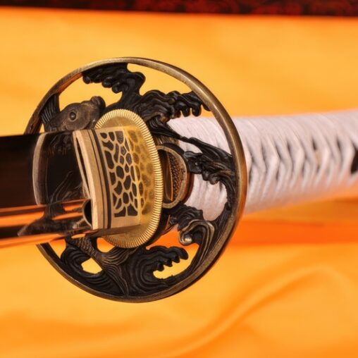 Samurai Ninja Sword 1095 Carbon Steel Sword Fish Koshirae Full Tang