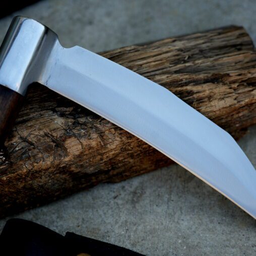 Sharpened Kama Knife with Long Sickle Blade