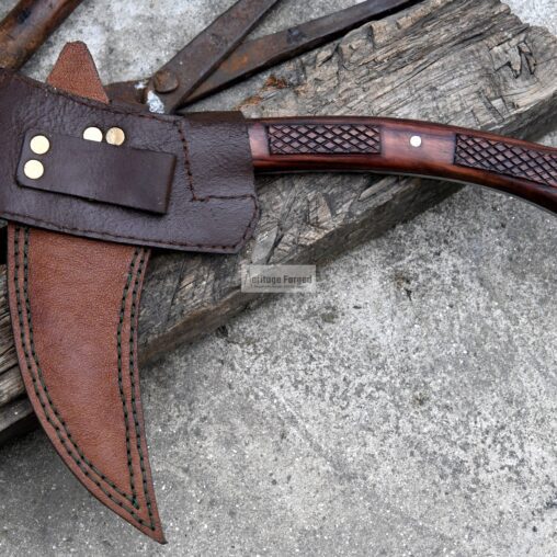 One-Handed Kama Knife for Outdoor & Survival Tasks