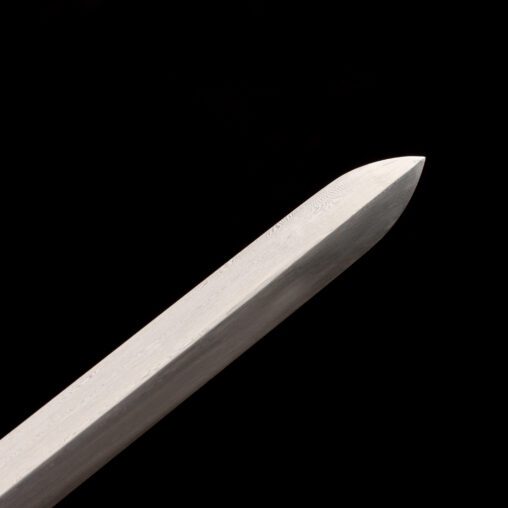 Red Chinese Dragon Cloud Cane Sword with Folded Steel Blade