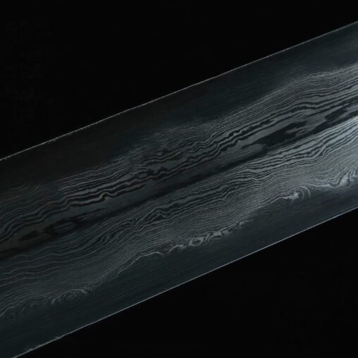 Chinese Jian Song Dynasty Folded Pattern Clay Tempered Sword