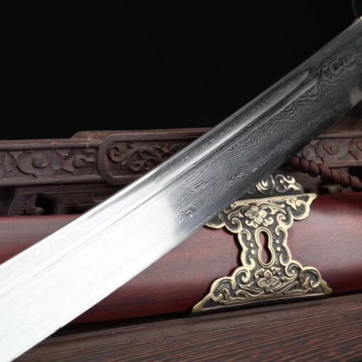 Hanyue Qing Dynasty Dao Pattern Steel Tempered