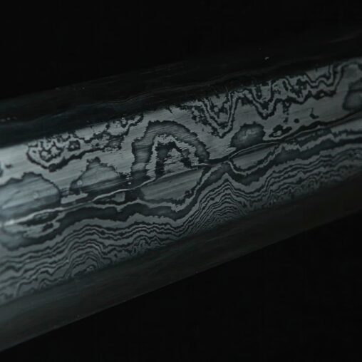 Jian Snake Sword Clay Tempered Pattern Steel