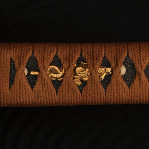 Tanto 1095 Carbon Steel Dagger Clay Tempered Dragon