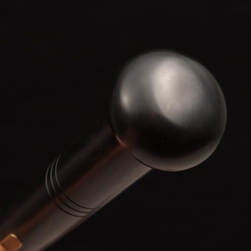 Black Dragon Cane Sword with Round Pommel
