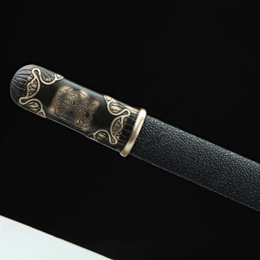 Chinese Jian Song Dynasty Folded Pattern Clay Tempered Sword