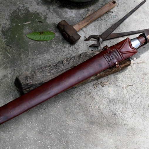 Japanese Tanto Machete Straight Double-Edge Blade