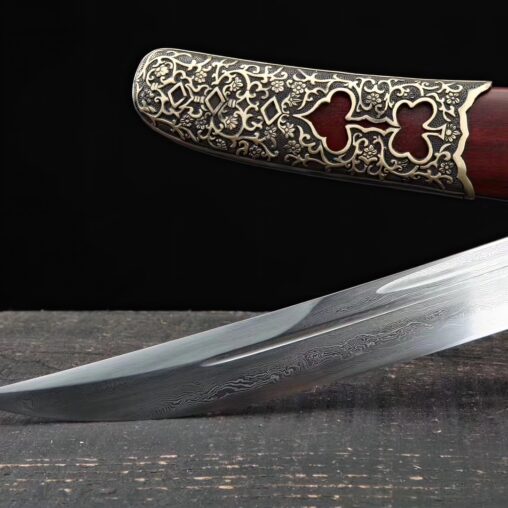 Hanyue Qing Dynasty Dao Pattern Steel Tempered