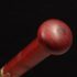 Elegant Red Dragon Cane Sword with Round Pommel