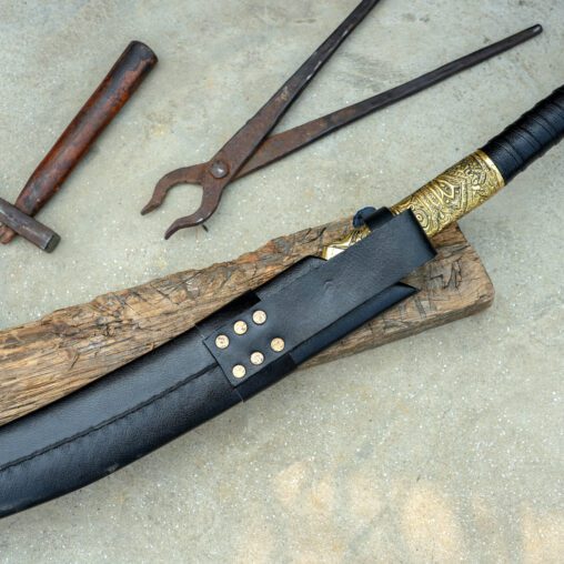 Hellboy Machete Battle-Ready Sword High Carbon Spring Steel