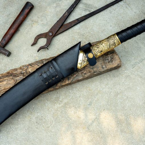 Hellboy Machete Battle-Ready Sword High Carbon Spring Steel