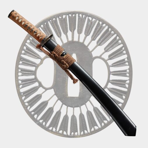 9260 Steel Wakizashi (Naginata Blade Shape)