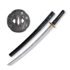 Bamboo Wakizashi Cut and Engraved from Pure Iron