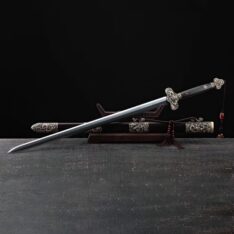 Chinese Dragon Jian Eight-Sided & Ebony Saya