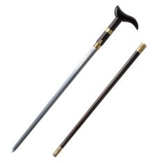 Functional Cane Sword with a Derby Handle