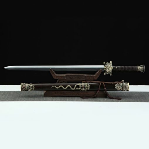 Jian Snake Sword Clay Tempered Pattern Steel
