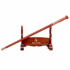 Elegant Red Dragon Cane Sword with Round Pommel